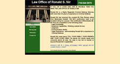 Desktop Screenshot of newyorknassaucriminaldefense.com