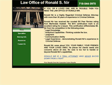 Tablet Screenshot of newyorknassaucriminaldefense.com